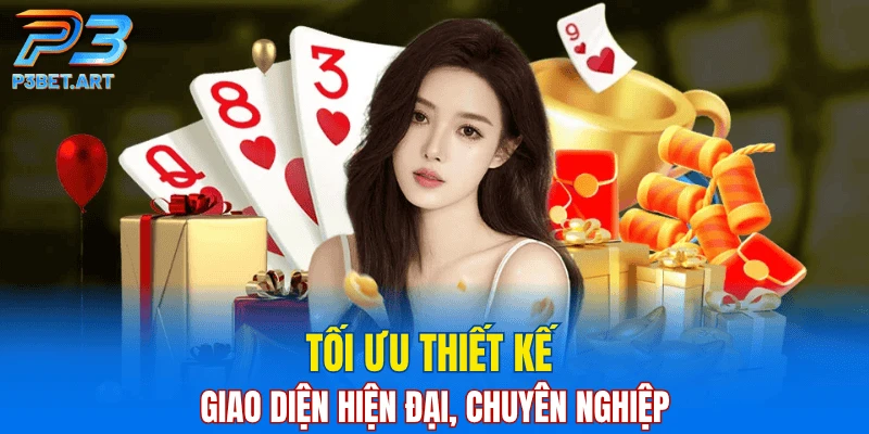 Tối ưu thiết kế giao diện hiện đại, chuyên nghiệp